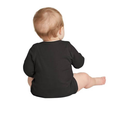 Rabbit Skins Infant Long Sleeve Baby Rib Bodysuit.