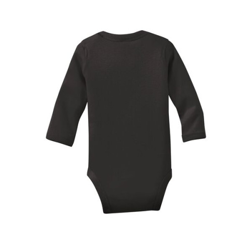 Rabbit Skins Infant Long Sleeve Baby Rib Bodysuit.