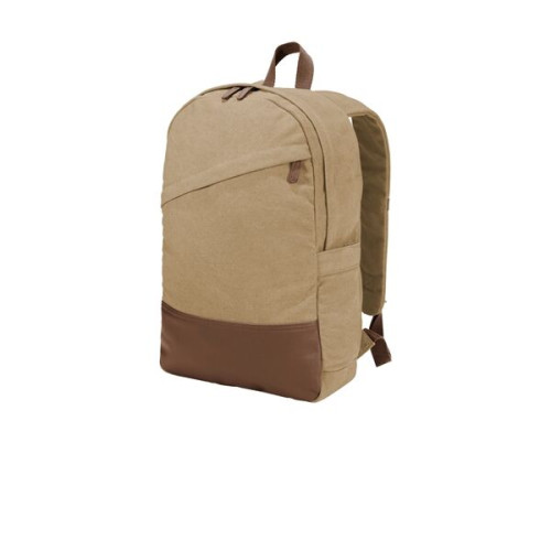 Port Authority Cotton Canvas Backpack.