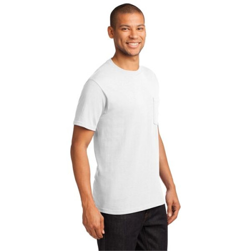 Port & Co Tall Essential Pocket Tee.