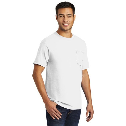Port & Co Tall Essential Pocket Tee.