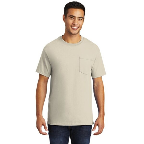 Port & Co Tall Essential Pocket Tee.