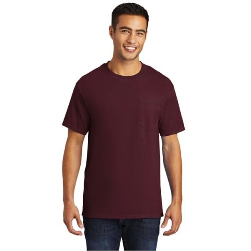 Port & Co Tall Essential Pocket Tee.