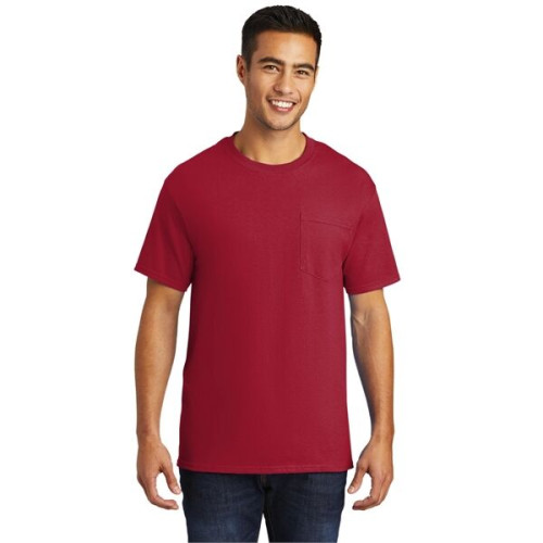 Port & Co Tall Essential Pocket Tee.