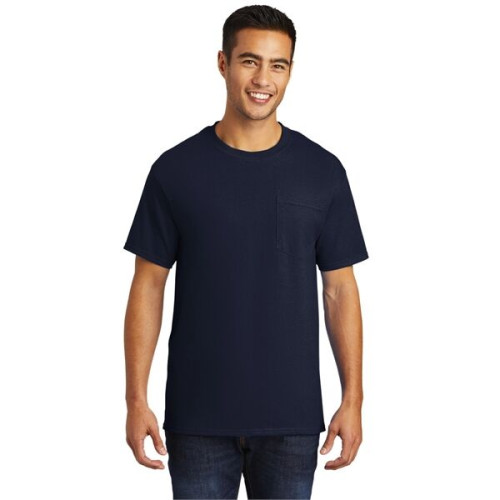 Port & Co Tall Essential Pocket Tee.