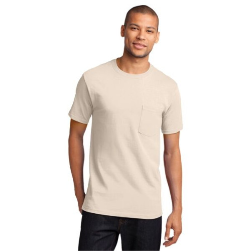 Port & Co Tall Essential Pocket Tee.