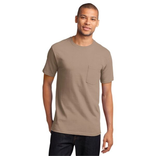 Port & Co Tall Essential Pocket Tee.