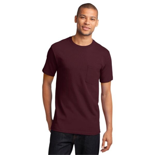 Port & Co Tall Essential Pocket Tee.