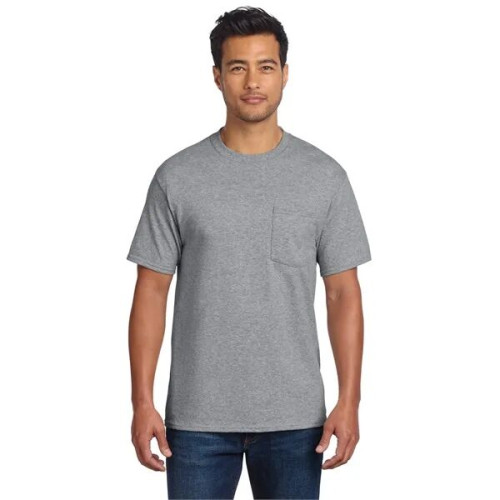 Port & Co Tall Essential Pocket Tee.