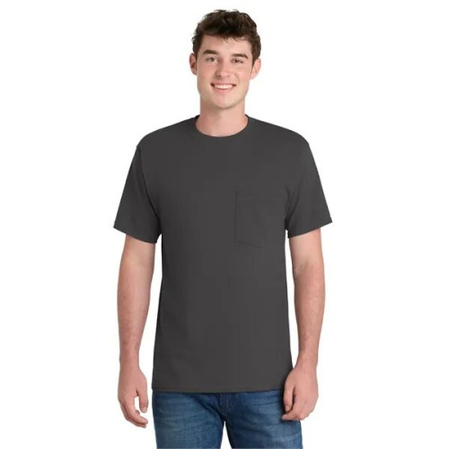 Port & Co Tall Essential Pocket Tee.