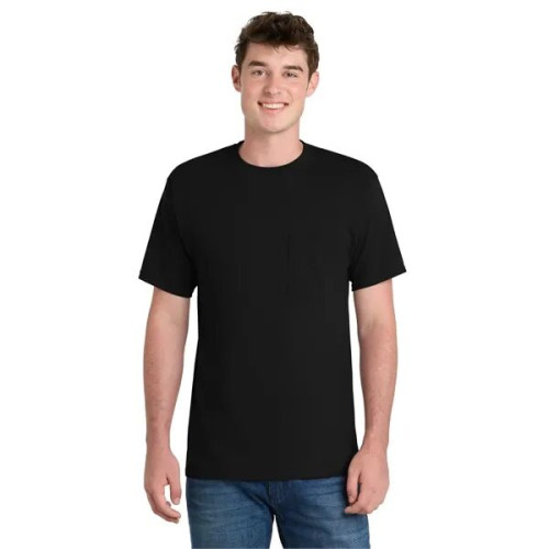 Port & Co Tall Essential Pocket Tee.