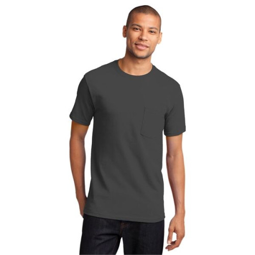 Port & Co Tall Essential Pocket Tee.