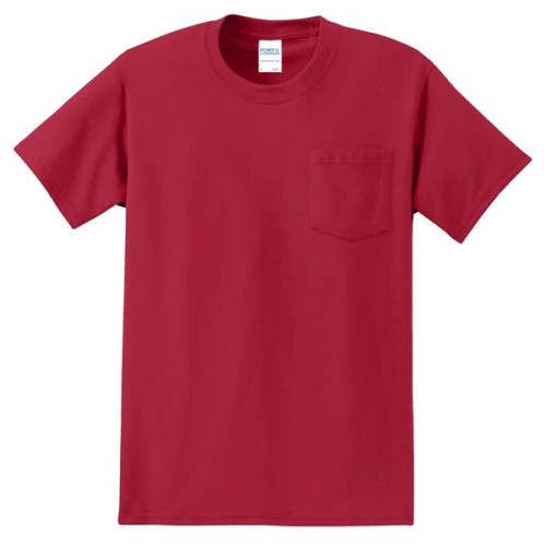 Port & Co Tall Essential Pocket Tee.