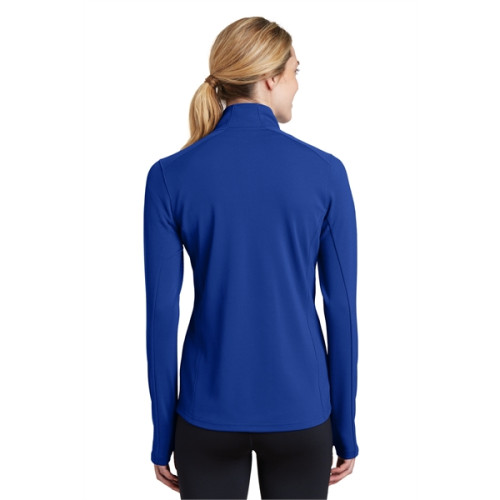 Sport-Tek Women's Sport-Wick Textured 1/4-Zip Pullover.