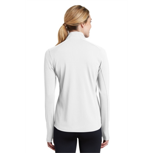 Sport-Tek Women's Sport-Wick Textured 1/4-Zip Pullover.
