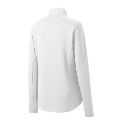 Sport-Tek Women's Sport-Wick Textured 1/4-Zip Pullover.