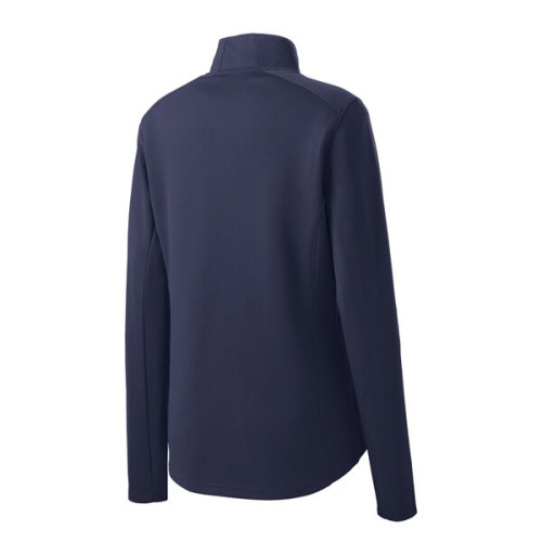 Sport-Tek Women's Sport-Wick Textured 1/4-Zip Pullover.