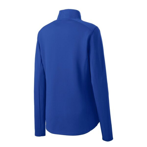 Sport-Tek Women's Sport-Wick Textured 1/4-Zip Pullover.