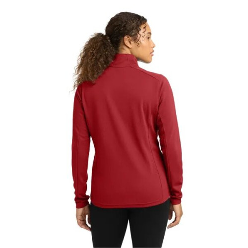 Sport-Tek Women's Sport-Wick Textured 1/4-Zip Pullover.