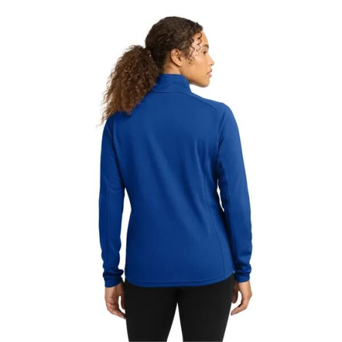 Sport-Tek Women's Sport-Wick Textured 1/4-Zip Pullover.