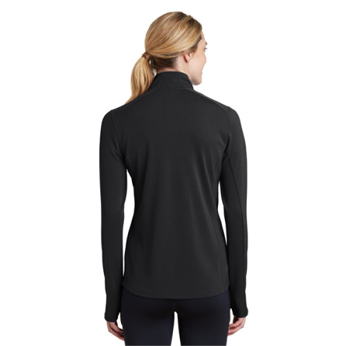 Sport-Tek Women's Sport-Wick Textured 1/4-Zip Pullover.