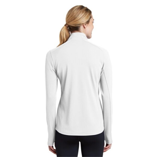Sport-Tek Women's Sport-Wick Textured 1/4-Zip Pullover.