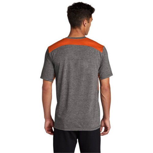 Sport-Tek PosiCharge Tri-Blend Wicking Draft Tee.