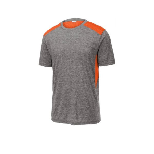 Sport-Tek PosiCharge Tri-Blend Wicking Draft Tee.