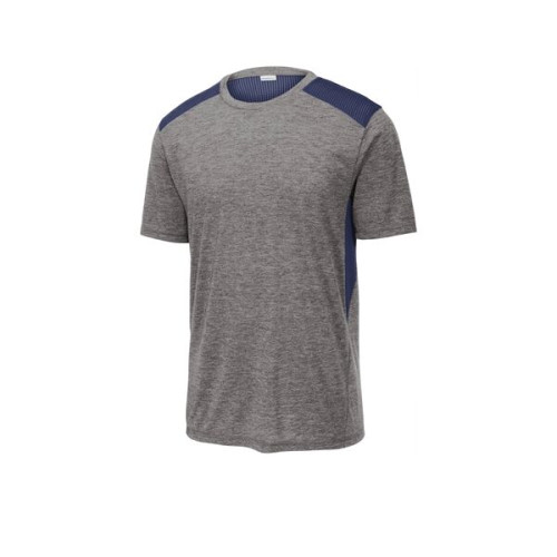 Sport-Tek PosiCharge Tri-Blend Wicking Draft Tee.