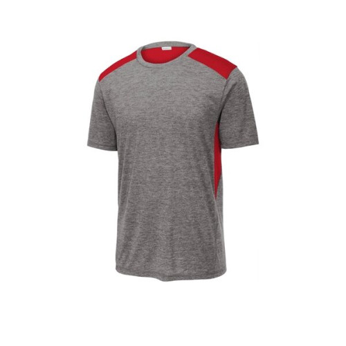 Sport-Tek PosiCharge Tri-Blend Wicking Draft Tee.