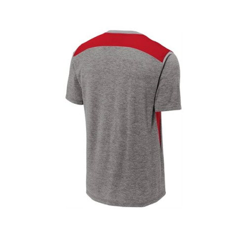 Sport-Tek PosiCharge Tri-Blend Wicking Draft Tee.