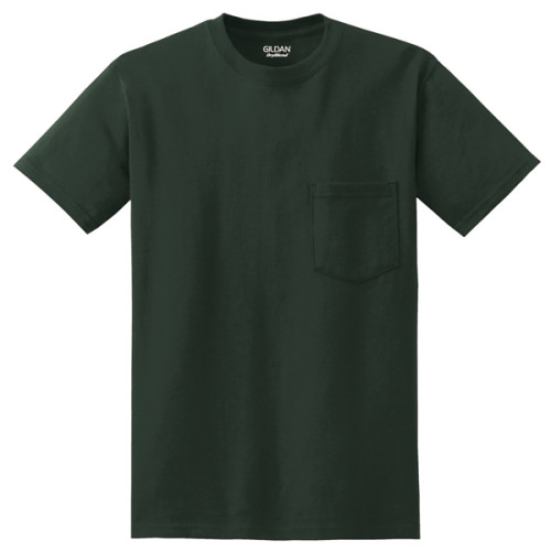 Gildan - DryBlend 50 Cotton/50 Poly Pocket T-Shirt.