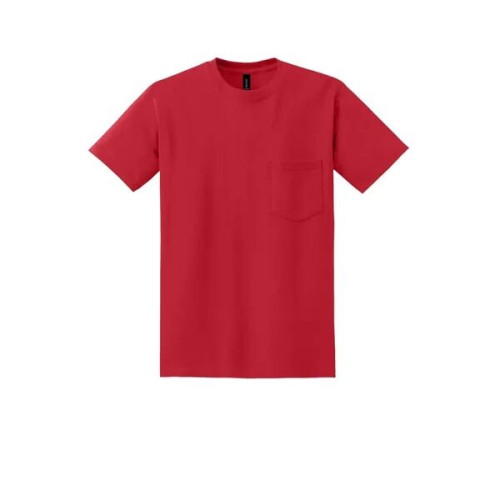 Gildan - DryBlend 50 Cotton/50 Poly Pocket T-Shirt.