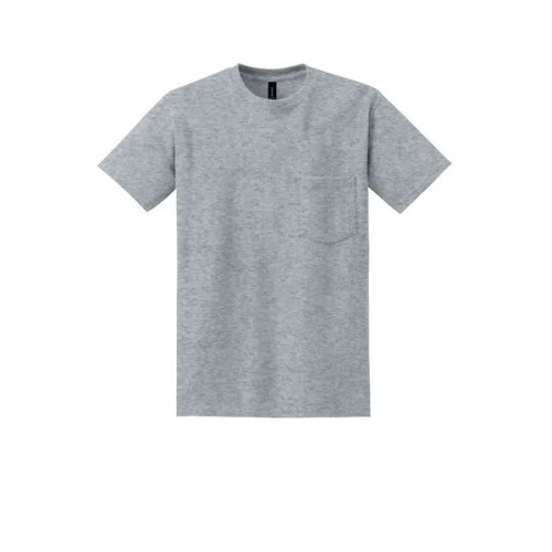 Gildan - DryBlend 50 Cotton/50 Poly Pocket T-Shirt.