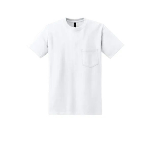 Gildan - DryBlend 50 Cotton/50 Poly Pocket T-Shirt.