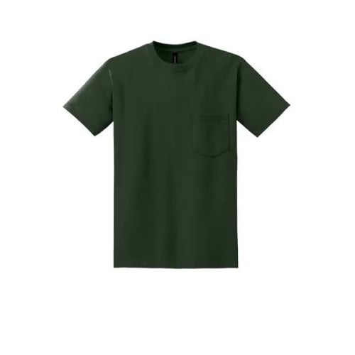Gildan - DryBlend 50 Cotton/50 Poly Pocket T-Shirt.