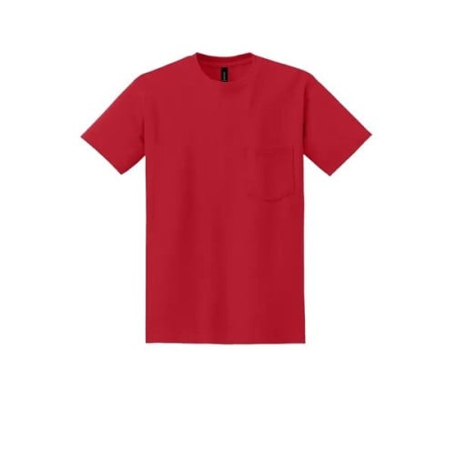 Gildan - DryBlend 50 Cotton/50 Poly Pocket T-Shirt.