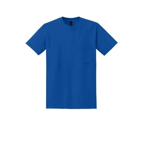 Gildan - DryBlend 50 Cotton/50 Poly Pocket T-Shirt.