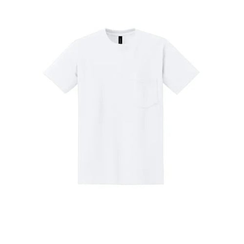 Gildan - DryBlend 50 Cotton/50 Poly Pocket T-Shirt.