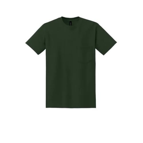 Gildan - DryBlend 50 Cotton/50 Poly Pocket T-Shirt.