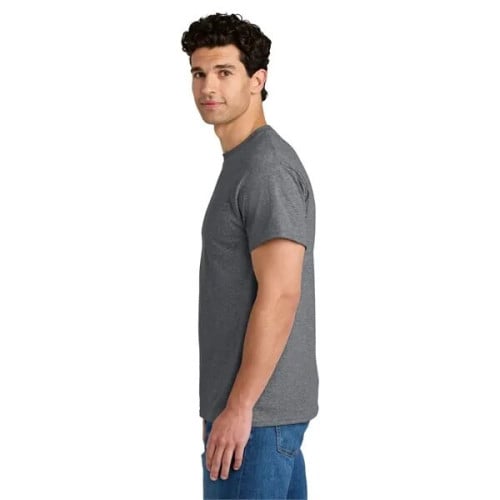 Gildan - DryBlend 50 Cotton/50 Poly Pocket T-Shirt.