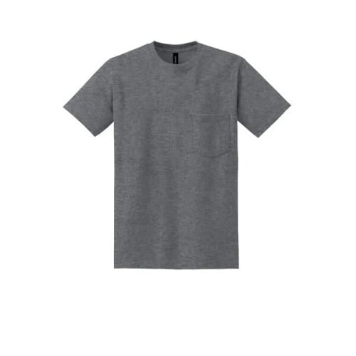 Gildan - DryBlend 50 Cotton/50 Poly Pocket T-Shirt.