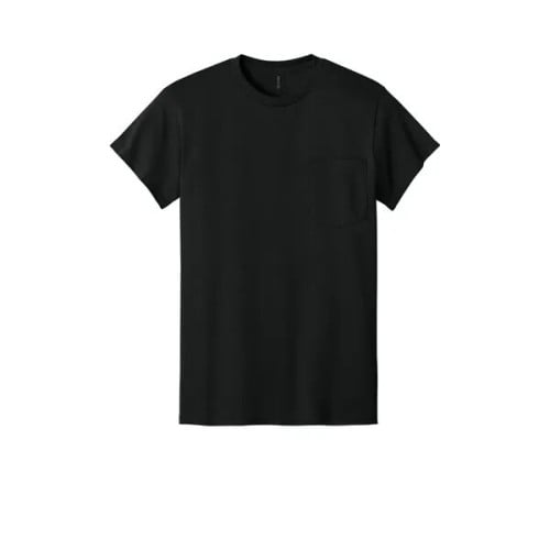 Gildan - DryBlend 50 Cotton/50 Poly Pocket T-Shirt.