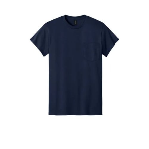 Gildan - DryBlend 50 Cotton/50 Poly Pocket T-Shirt.