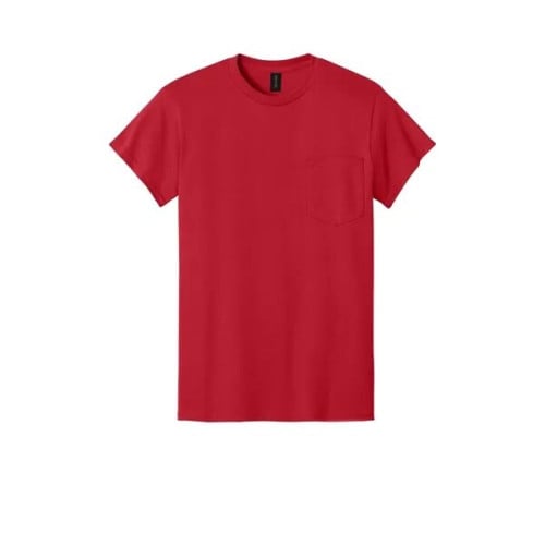 Gildan - DryBlend 50 Cotton/50 Poly Pocket T-Shirt.