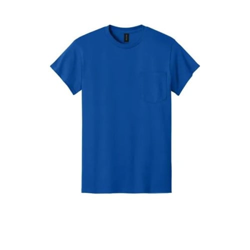 Gildan - DryBlend 50 Cotton/50 Poly Pocket T-Shirt.
