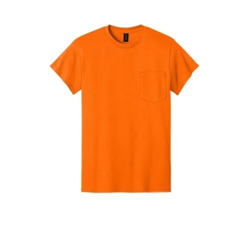 Gildan - DryBlend 50 Cotton/50 Poly Pocket T-Shirt.