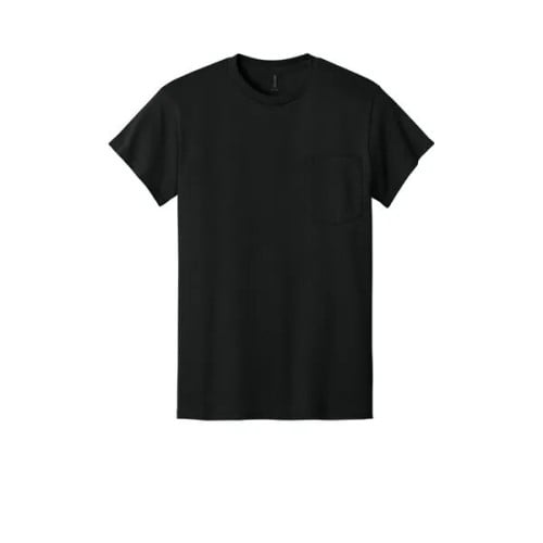 Gildan - DryBlend 50 Cotton/50 Poly Pocket T-Shirt.