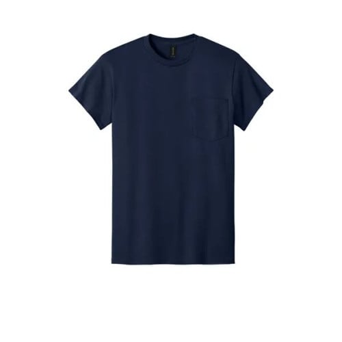 Gildan - DryBlend 50 Cotton/50 Poly Pocket T-Shirt.