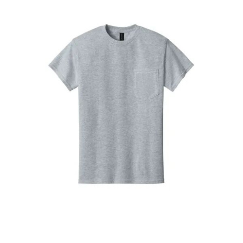 Gildan - DryBlend 50 Cotton/50 Poly Pocket T-Shirt.